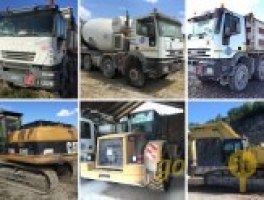 Construction Site Vehicles - Earth-Moving Machinery - Industrial Vehicles