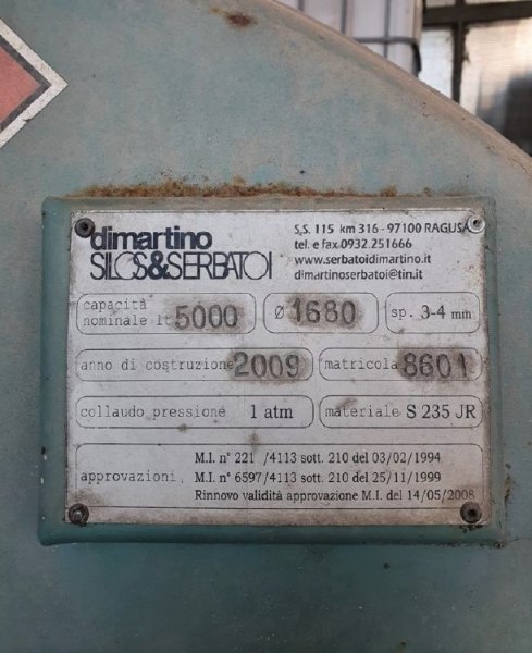 Depósito de Gasóleo Dimartino - Fall. 30/2020 - Trib de Messina - Venta 3