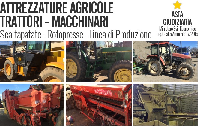 Aste attrezzature agricole