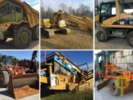 Earth-Moving Machinery - Construction Site and Agricultural Equipment