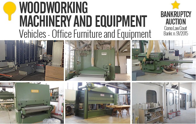 it | Woodworking - Machinery and Equipment - Bank. 91/2015 - Como Law ...