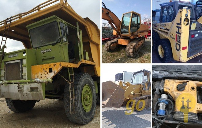 Earth-Moving Machinery - Construction Site Equipment - Agricultural Equipment