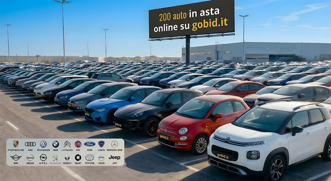 Maxi Asta 200 Auto - City car, SUV e berline - di tutte le marche - Liquidazione Giudiziale n. 1/2025 - Tribunale di Torino