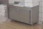 N. 3 Work Tables, Scales and Floor Washers 4