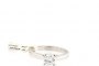 Bague Or Blanc 18 Carats - Diamant 1,01 ct 2