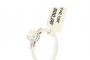 Bague Or Blanc 18 Carats - Diamant 0,90 ct - Diamants 0,15 ct 3