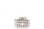 Anillo de Oro Blanco 18 Quilates - Diamantes 1