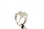 Bague Or Blanc 18 Carats - Diamants 2