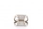 Anillo de Oro Blanco 18 Quilates - Diamantes 3