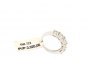 Anillo de Oro Blanco 18 Quilates - Diamantes 0,45 ct - Diamantes 0,18 ct 2