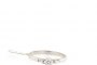 Anillo de Oro Blanco 18 Quilates - Diamante 0,32 ct - Diamantes 0,10 ct 1