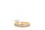 18 Carat Rose Gold Ring - Diamonds 0.22 ct 3