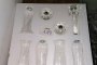 N. 6 Glass Candelabra 1