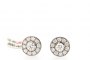 18 Carat White Gold Earrings - Diamonds 0.90 ct and 0.76 ct 1