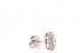 Boucles d'Oreilles Or Blanc 18 Carats - Diamants 0.90 ct et 0.76 ct 2