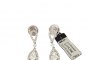 18 Carat White Gold Earrings - Diamonds 1.74 ct 3
