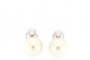 Pendientes Oro Blanco 18 Quilates - Diamantes 0.50 ct - Perla de Australia 2