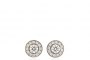 Orecchini Oro Bianco 18 Carati - Diamanti 0,30 ct - 0,37 ct - Rosetta 1