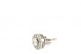 Boucles d'Oreilles Or Blanc 18 Carats - Diamants 0.30 ct - 0.37 ct - Rosace 3