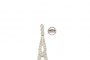 18 Carat White Gold Earrings - Diamonds 3