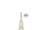 Pendientes Oro Blanco 18 Quilates - Diamantes 3