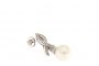 Boucles d'Oreilles Or Blanc 18 Carats - Diamants - Perle d'Australie 3