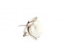 Boucles d'Oreilles Or Blanc 18 Carats - Diamants 0.30 ct - Perle d'Australie 1