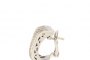 18 Carat White Gold Earrings - Diamonds 0.91 ct 2