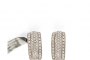 18 Carat White Gold Earrings - Diamonds 0.91 ct 3