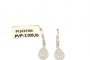 18 Carat White Gold Earrings - Diamonds 0.49 ct - Rosette 2
