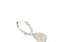 18 Carat White Gold Earrings - Diamonds 0.49 ct - Rosette 3