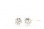 Boucles d'Oreilles Or Blanc 18 Carats - Diamants 0.51 ct - Rosace 2
