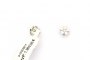 18 Carat White Gold Earrings - Diamonds 0.51 ct - Rosette 3