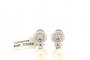 Orecchini Oro Bianco 18 Caratie Perle 1
