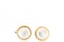 18 Carat Gold and Pearl Earrings 1