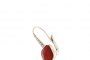 Boucles d'Oreilles Or Blanc 18 Carats - Diamants - Rubis 1