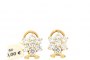 Boucles d'Oreilles Or Jaune 18 Carats 1