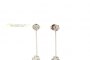Pendientes Oro Blanco 18 Quilates 2