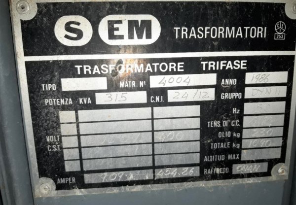 Enel Cabin and Overhead Crane - Mob. Ex. n. 35/2021 - Cassino Law Court 