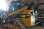 Caterpillar skid steer and Manta sweeper 4