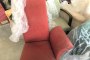 Red High Back Armchair 4
