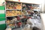 Rolls of Fabric, Shelving and Various 2