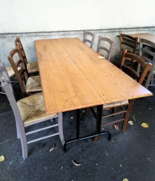 Tavoli e Sedie per Ristorazione - Pianoforti - Fall.181/2021 - Trib di Milano