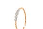 18 Carat White Gold Bracelet  and Rose Gold - Diamonds 0.60 ct 1