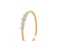 Pulsera Oro Blanco y Oro Rosa 18 Quilates - Diamantes 0,60 ct 1