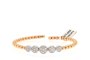 Bracciale Oro Bianco e Oro Rosa 18 Carati - Diamanti 0,60 ct 2