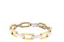 18 Carat Yellow Gold and White Gold Bracelet 1
