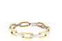 Bracciale Oro Giallo e Oro Bianco 18 Carati 1