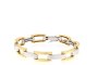 Pulsera Oro Amarillo y Oro Blanco 18 Quilates 1