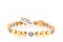 18 Carat White Gold Bracelet  and Rose Gold - Diamonds 0.54 ct 1